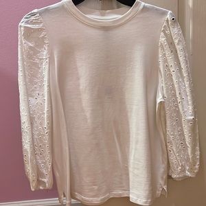 White long sleeve shirt